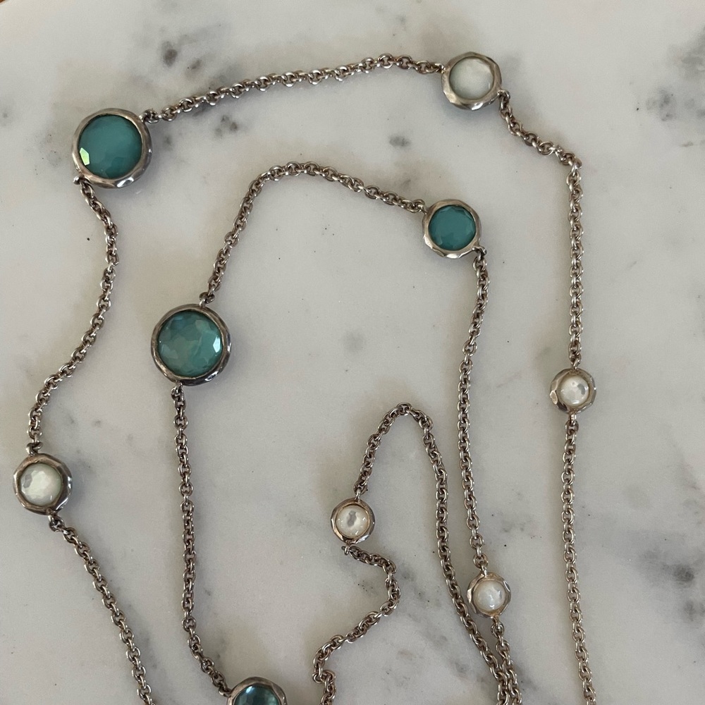 Ippolita sterling silver station necklace - Picture 3 of 7